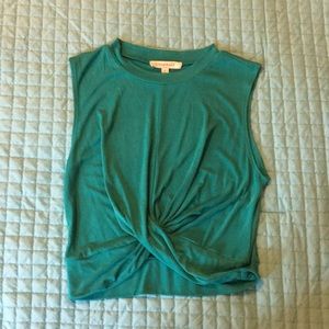 Living Doll twist front crop top Juniors Large